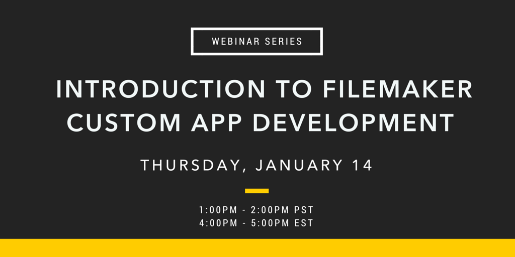 ClarisOfficial's tweet photo. Get a quick start when building a custom #app for your #business in this #webinar: https://t.co/xkc0B4mj3m https://t.co/QQsnZwArqR