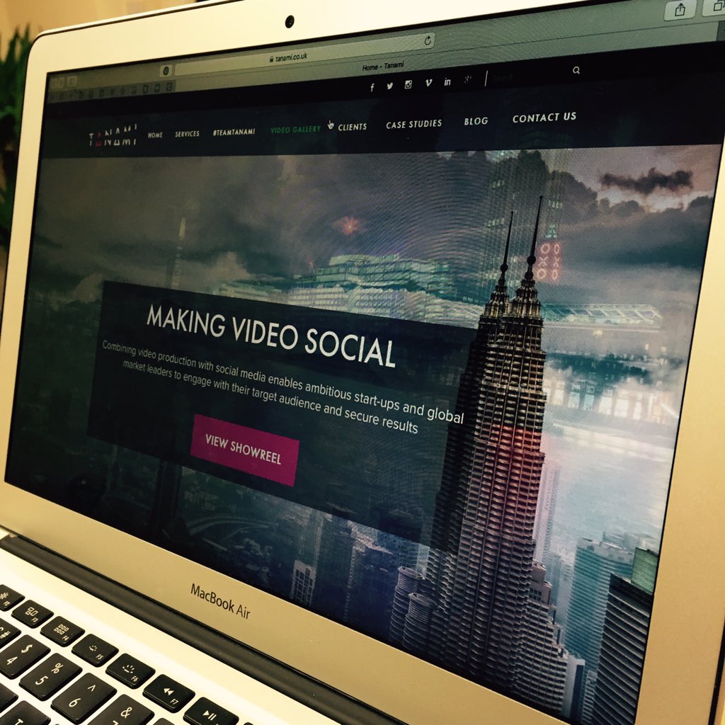 Check out the awesome new <a href="/TanamiHQ/">Tanami</a> website and showreel at Tanami.co.uk! #Video #Social #TeamTanami 🎥💻🍾