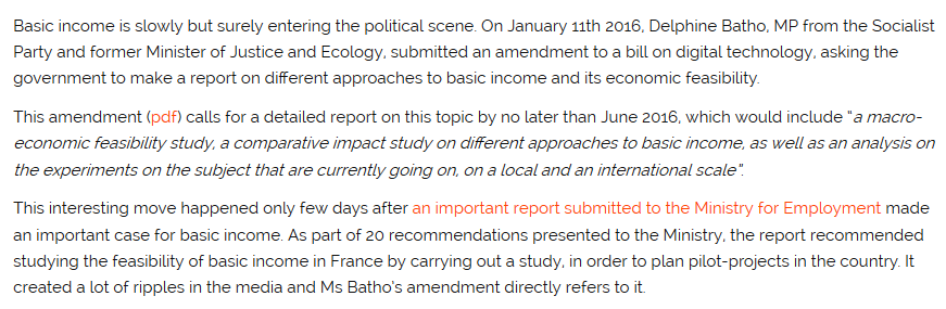 Universal #Basicincome is now "slowly but surely entering the political scene" in France. basicincome.org/news/2016/01/s…