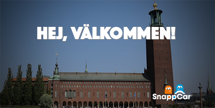 Hej! Trevligt att träffas! Vi är SnappCar och vi är glada att du är här :) #hängpå #getin