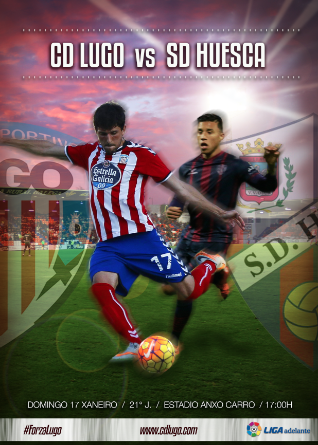 O domingo, loita polas túas cores!
Axuda ao teu equipo a entrar na historia!
Ven ao Anxo Carro!
#LUGvSDH