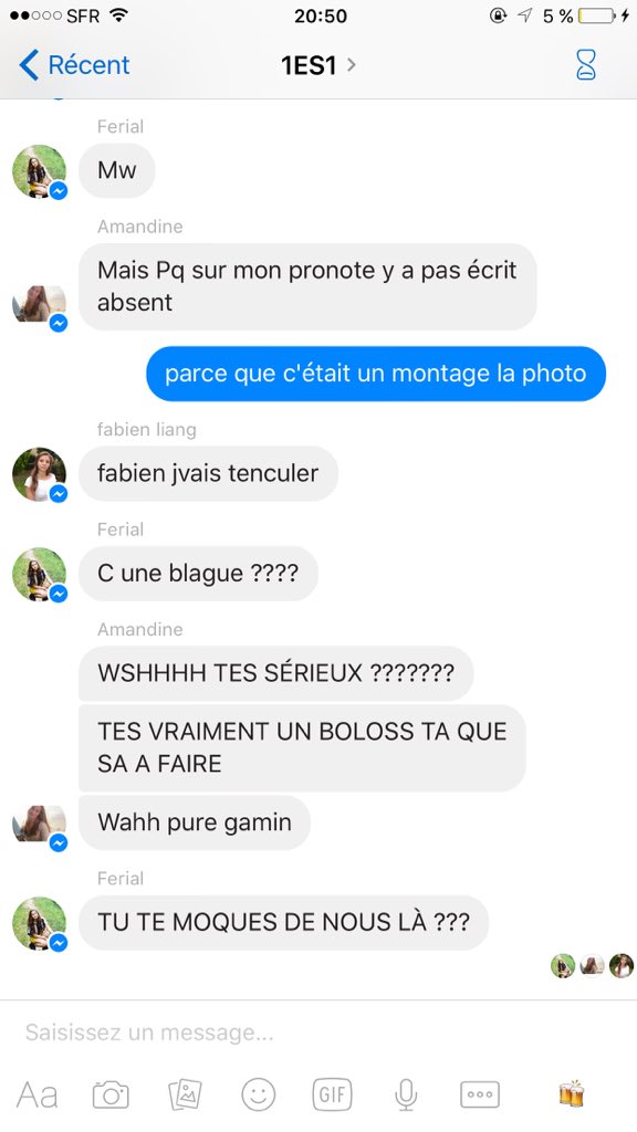 fbnlgs's tweet photo. Qd ta classe à le seum que tu fasse un montage d'une prof absente https://t.co/d2jWPosDZO
