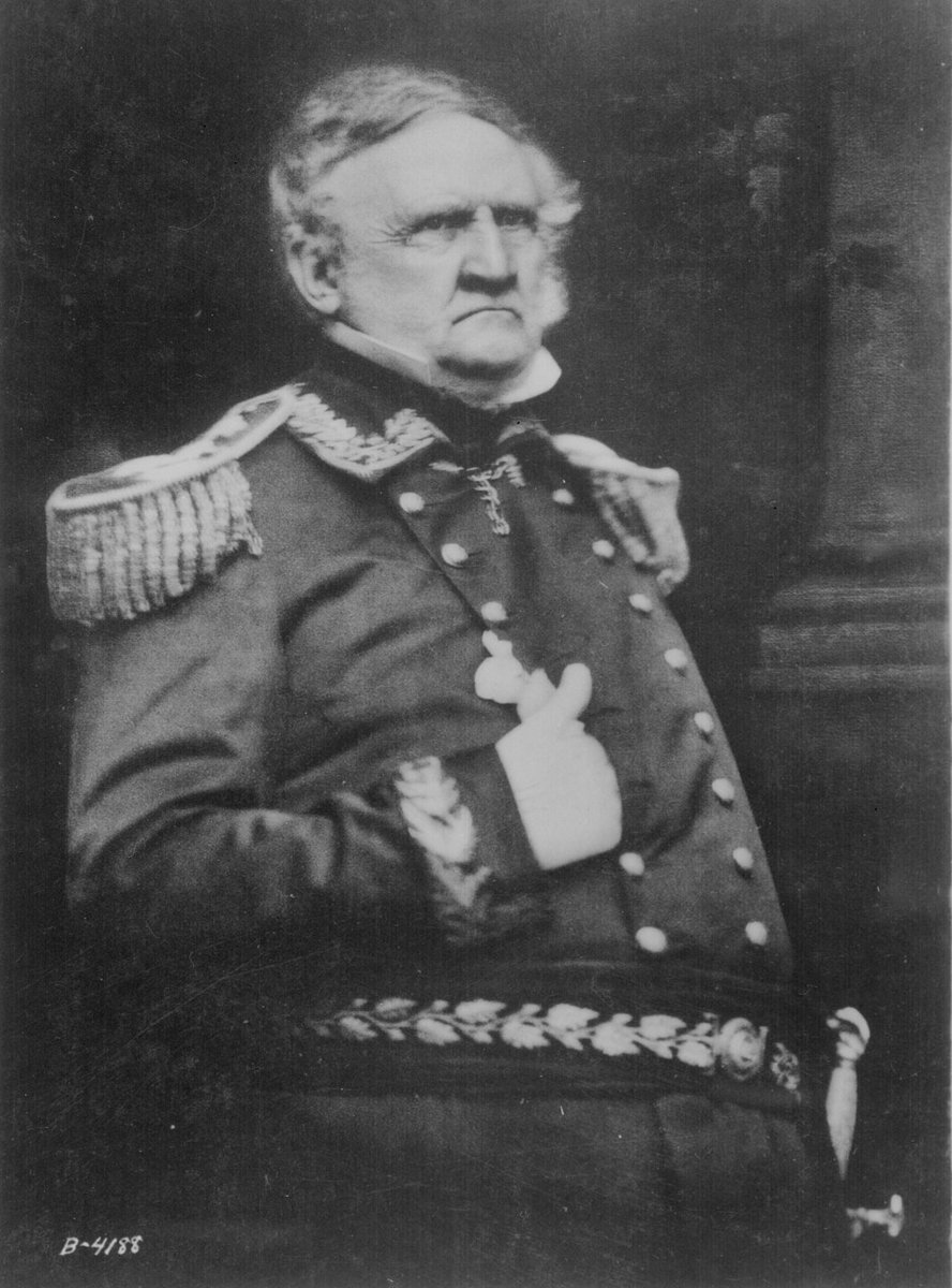 Amazing Historical Photo of Winfield Scott in 1862 