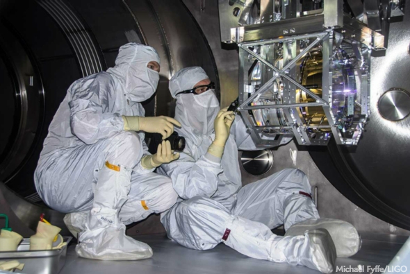 sciam's tweet photo. Physicists say the LIGO observatory may have spotted a signal of gravitational waves https://t.co/dTDbpMzvOr https://t.co/e8bK3o9Xjr