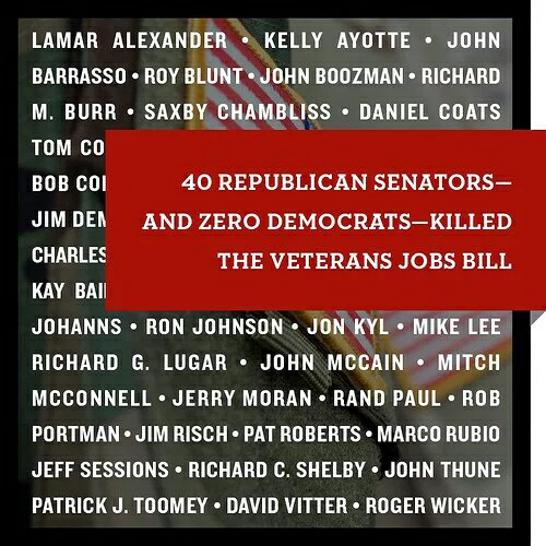 chiefplan1's tweet photo. #WeNeedToDiscuss why the Republicans block every jobs bill that comes up in Congress including jobs for veterans https://t.co/E3ps95IIkR
