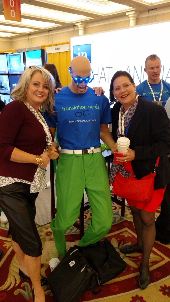 KScammahorn's tweet photo. @MooreNormanTech sent us to #techknowlege conference. Visiting the @inwhatlanguage booth. #languagematters https://t.co/VXVaDxOvTq