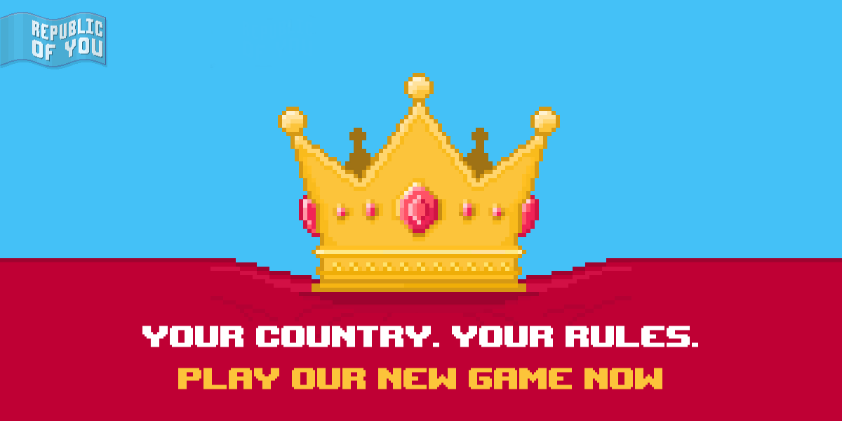oxfamgb's tweet photo. Take 5 mins to play our brand new game - create your country and rule citizens. Play now at https://t.co/TwYdFyyDxX! https://t.co/EhAUhIkeqK