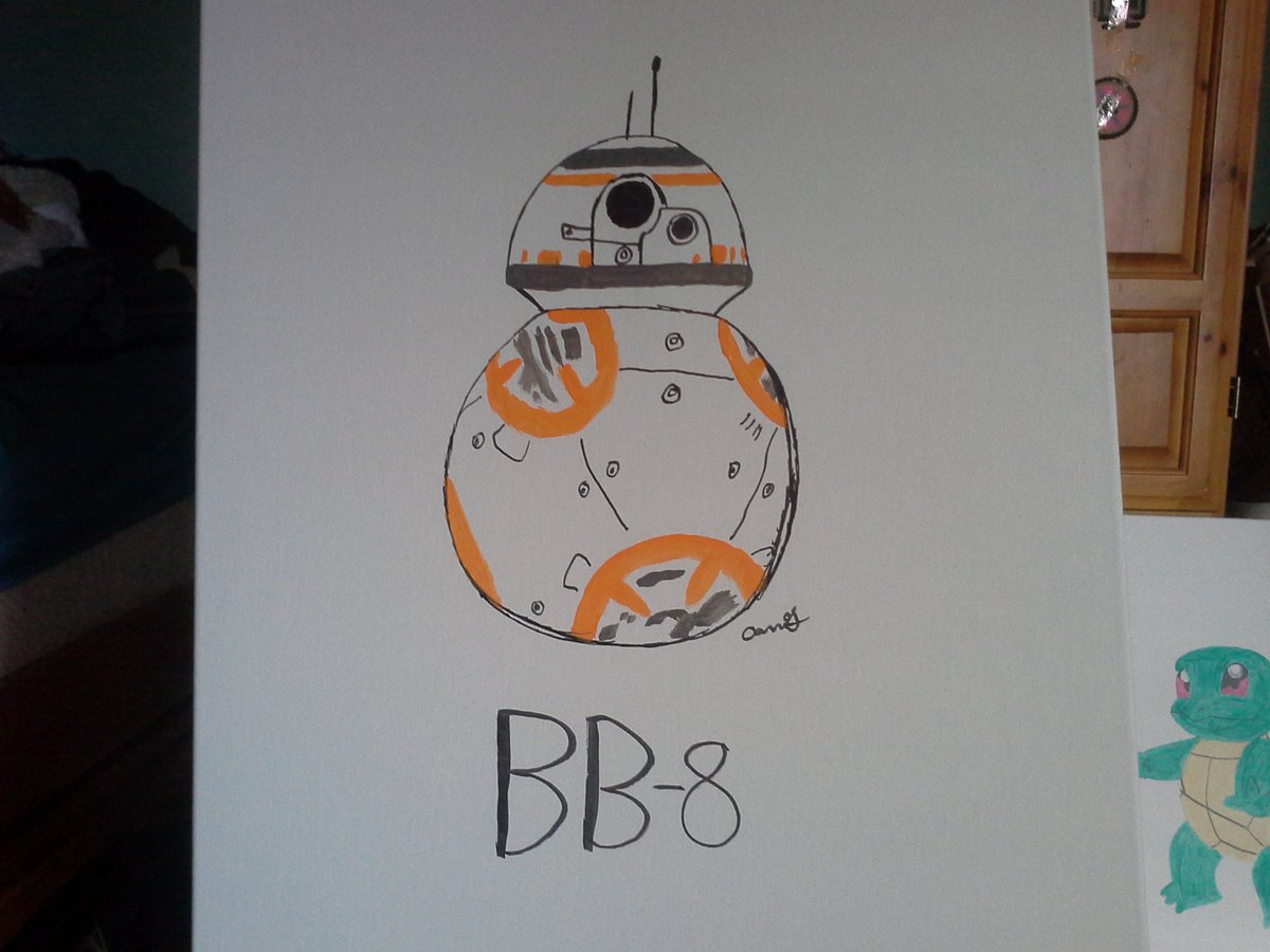 unknown03078908's tweet photo. I painted BB-8 https://t.co/0rLZSv4SJn