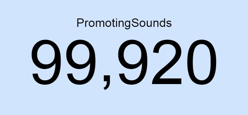 PromotingSounds's tweet photo. Let's get that 100k!! Show anyone that likes good music the channel now! https://t.co/UDlLxICGRZ