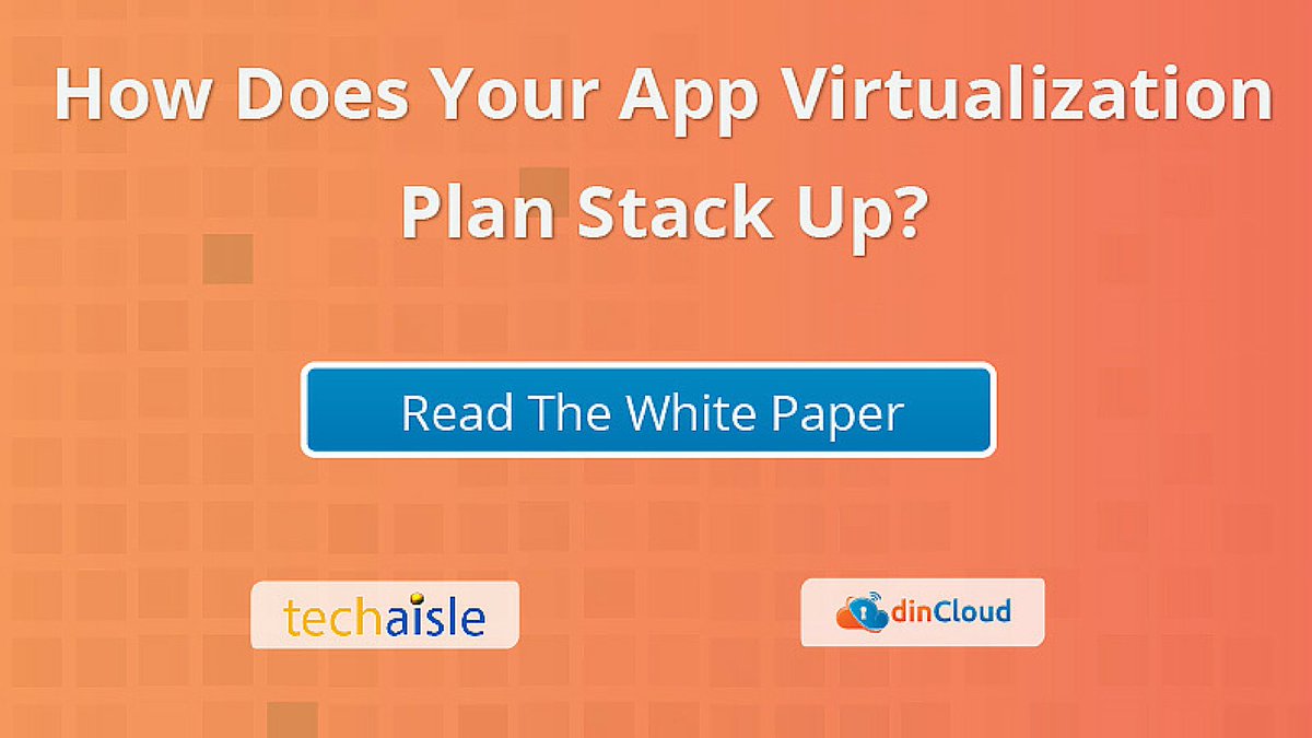 dinCloud's tweet image. How does your #applicationvirtualization stack up? Our latest #whitepaper explores: bit.ly/1W857dh