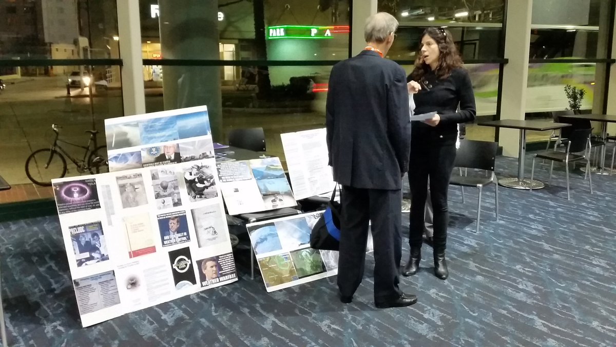 VORTEXJeff's tweet photo. Ch*mtrail crazies have invaded #AMS2016 https://t.co/taISav9rR2