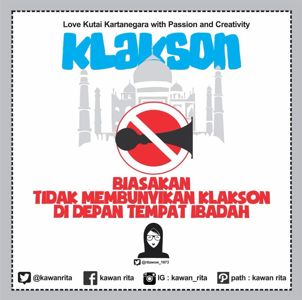 Ratunishaa's tweet photo. @ritawow_1973 biasakan tdk membuktikan Klakson ditempat Ibadah #kawanrita #ritawidyasari https://t.co/slG4LVJciG