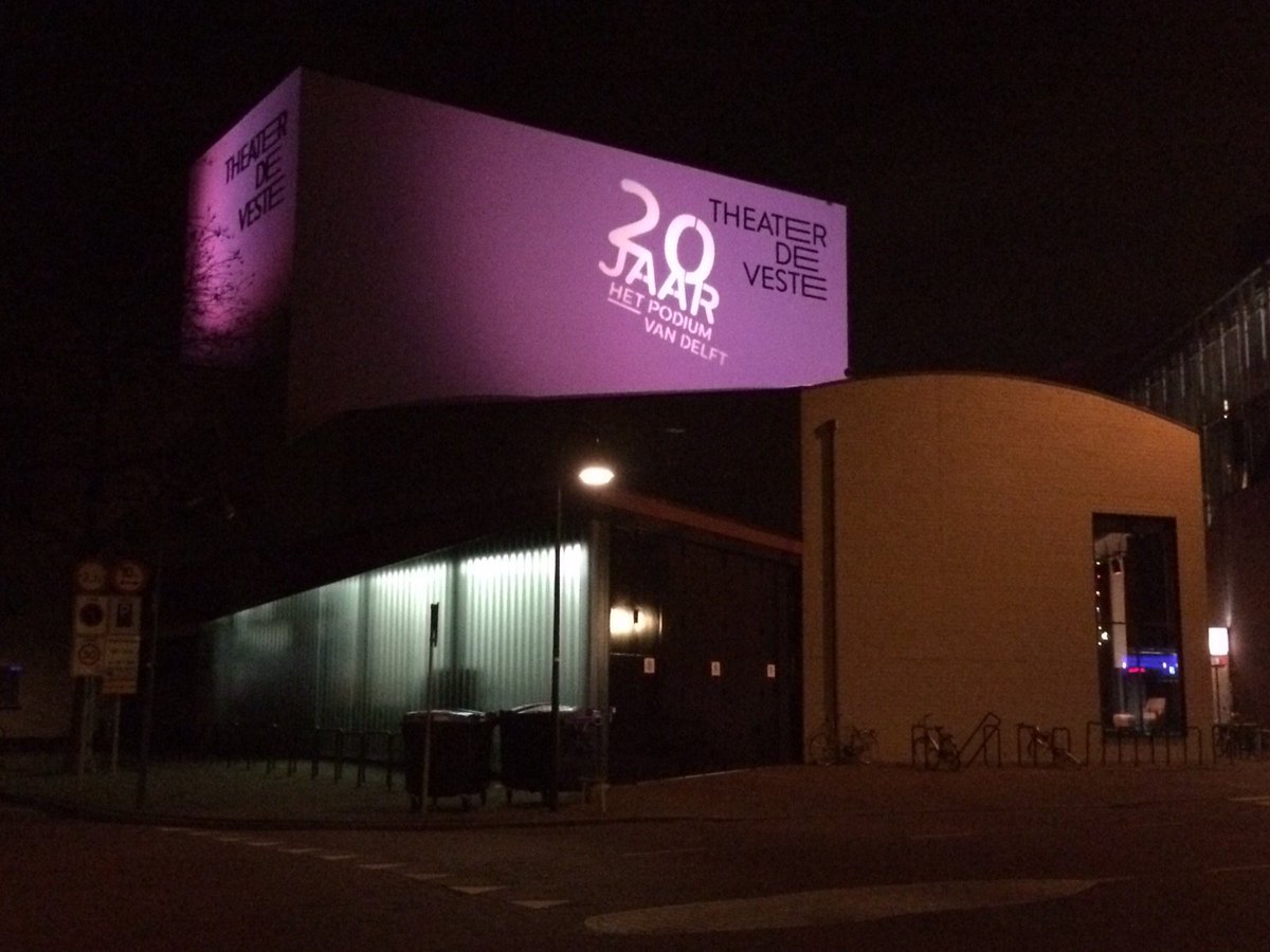 #weltrusten morgen weer n nieuwe jubileumdag <a href="/theaterdeveste/">Theater de Veste</a> #delft