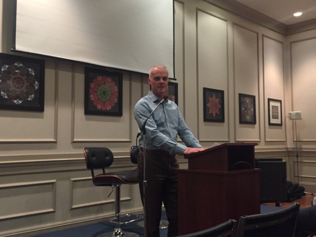 The evening has started and the house is packed! Looking forward to a great night with John Sewell #Toronto