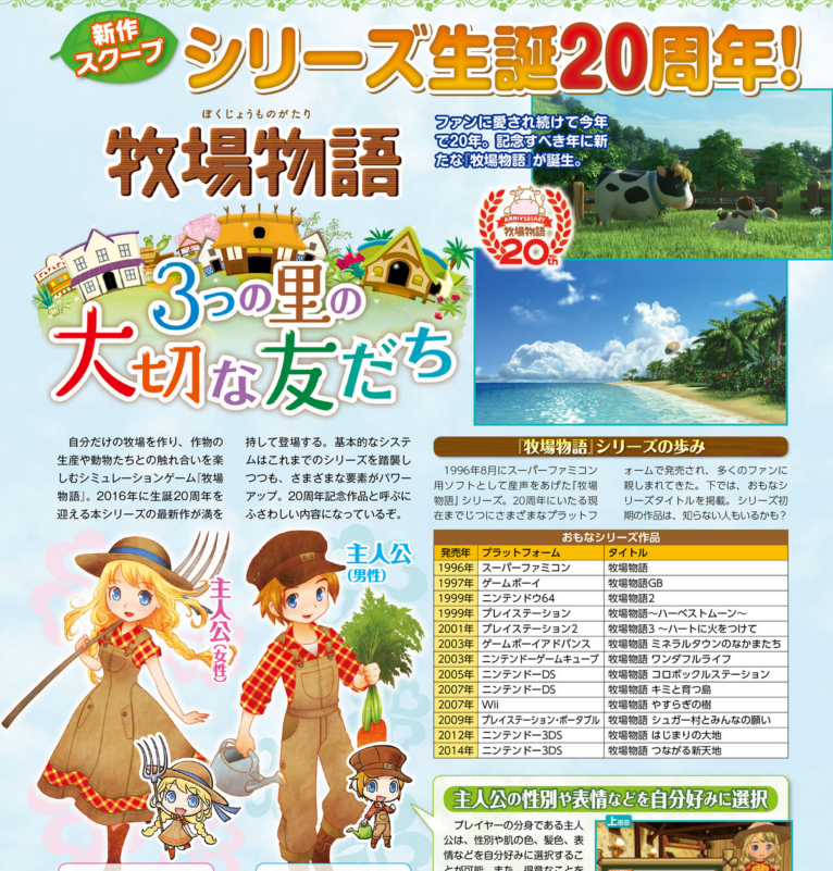 Rpg Site Story Of Seasons Good Friends Of Three Villages Announced For The 3ds Out Early This Year In Japan T Co Nlzm8zisxb