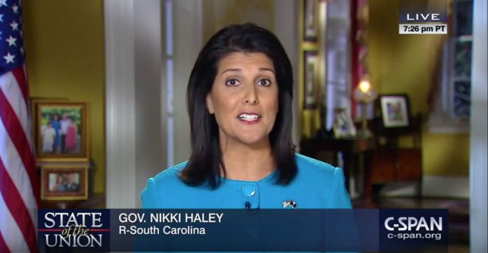 NewYorker's tweet photo. .@jelani9 on the complicated history of South Carolina Governor Nikki Haley: https://t.co/XdYINcgfbO https://t.co/vyOvwCShVn