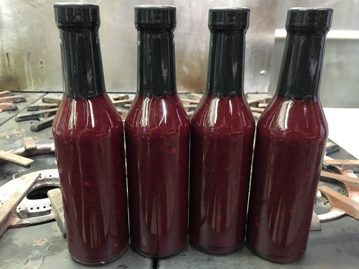 CaptainMowatt's tweet photo. The ultimate, salacious, rendezvous. Wild Native Maine Blueberries coupled with fiery, nubile, red chilies. https://t.co/l1gK41XohD