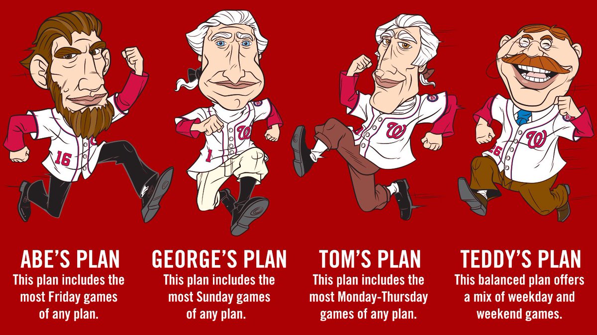 Washington Nationals on X: #Nats Partial Plans are on sale now. Join your  favorite Racing President this season:    / X