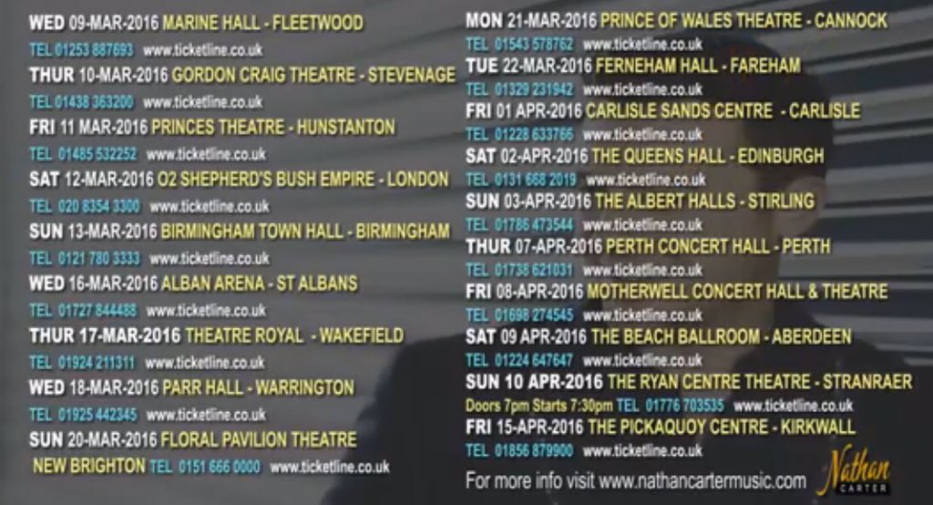 iamNATHANCARTER's tweet photo. UK TOUR COMPETITION!!! 🎉🎉🎉🎉
To win tickets to one of our UK gigs this March &amp; April just like retweet!! https://t.co/SblLe36oMi