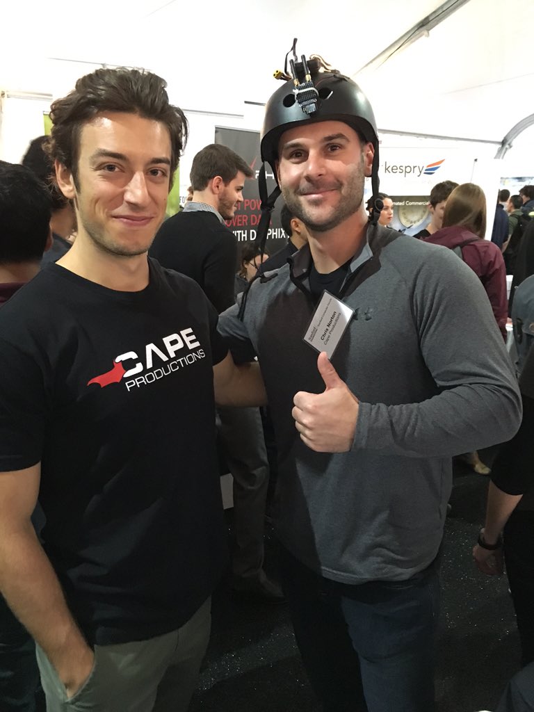 NEA's tweet photo. The @CapeDrone team is ready to fly with @Stanford students at the #StanfordComputerForum career fair! https://t.co/kPyAliSJ4M