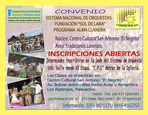 EL NÙCLEO CABUDADE REALIZA CONVENIO CON LA FUNDACIÓN "SOL DE LARA" PARA CREAR NUESTRA NUEVA EXTENSIÓN.