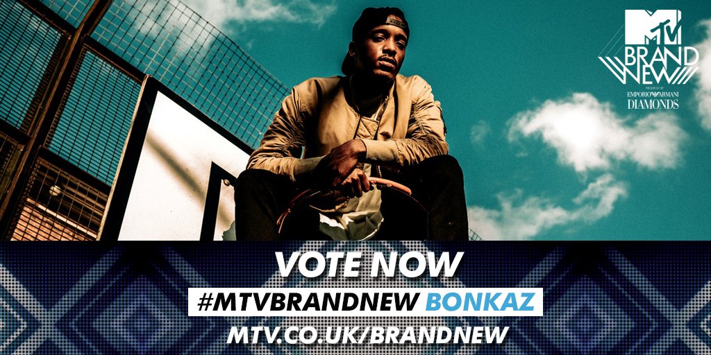 MTVUK's tweet photo. Get to know #MTVBrandNew nominee @Bonkaz >>> https://t.co/vnC5d33ZZF https://t.co/1CRjtB4T3s
