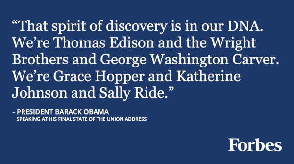 Science Quote of the Day from the #SOTU:
