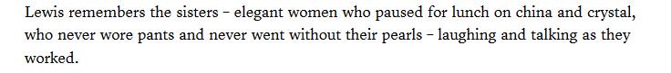 PearlsPolkaDots's tweet photo. Loved this from the article! #DressesOnly #pearls https://t.co/Cr8y8aODX2