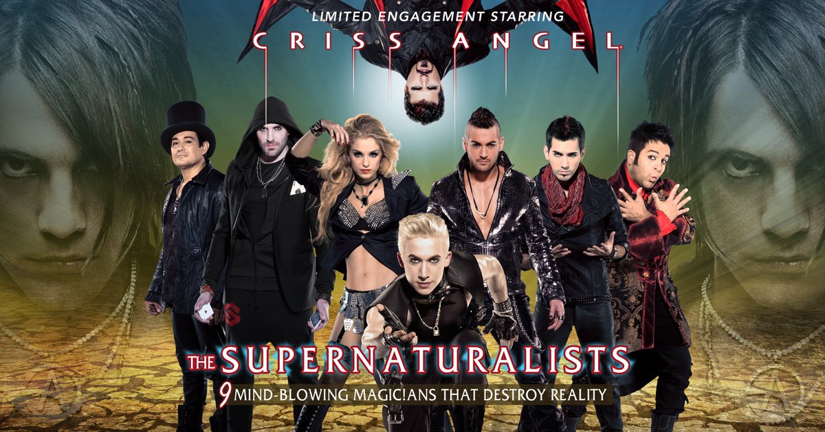 Tomorrow night 9 incredible magicians take The Paramount by storm. Don't miss <a href="/Supernaturalist/">The SUPERNATURALISTS</a> starring <a href="/CrissAngel/">Criss Angel</a>!