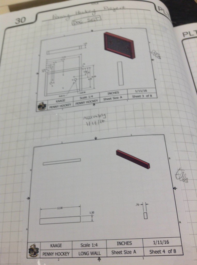 e_kaage's tweet photo. Document sets for penny hockey #pltw #stemlc https://t.co/BTzuJruR35