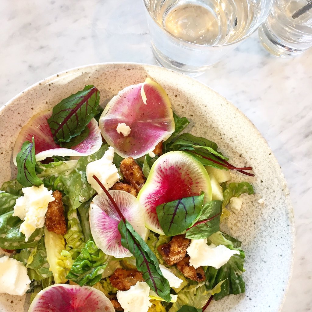 jprpublicity's tweet image. Getting in our veggies at our newest client, @TheRestorationH. #charleston #therestoration