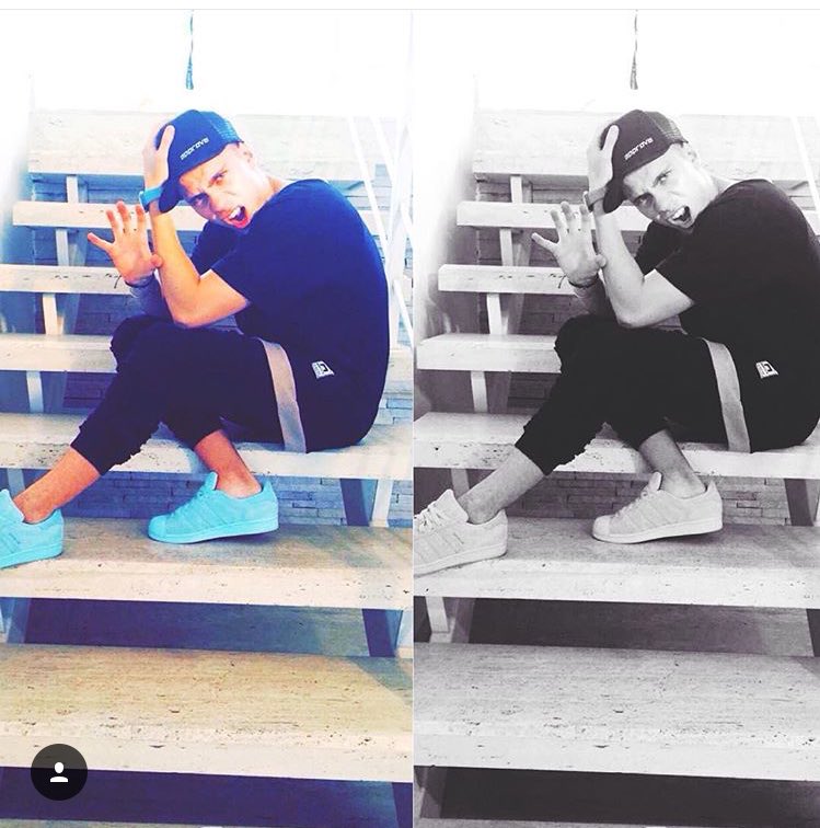 LeoPicon's tweet image. Eu no instagram x Eu na vida