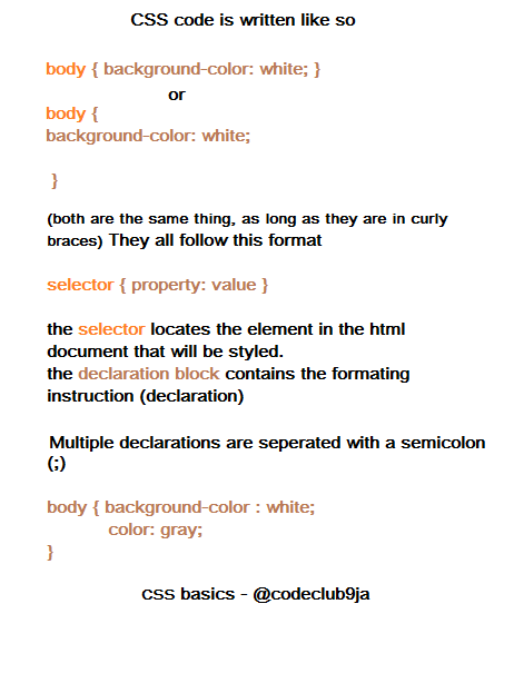codeclub9ja's tweet image. A newbie in #CSS? Get started with this #css9ja here -