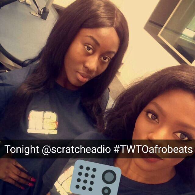 JessicaOssey's tweet photo. Your hosts for tonight's afrobeat show myself and  @nadstar #twto #afrobeats https://t.co/5B6EV2sNbZ