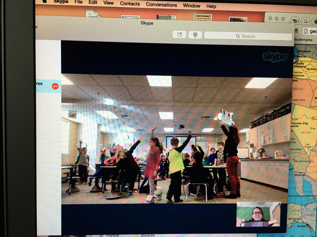 shmaynor's tweet photo. Practicing for mystery #skype  @EPiC2ndGrade #lpsepic https://t.co/bf5QHhd1Hd