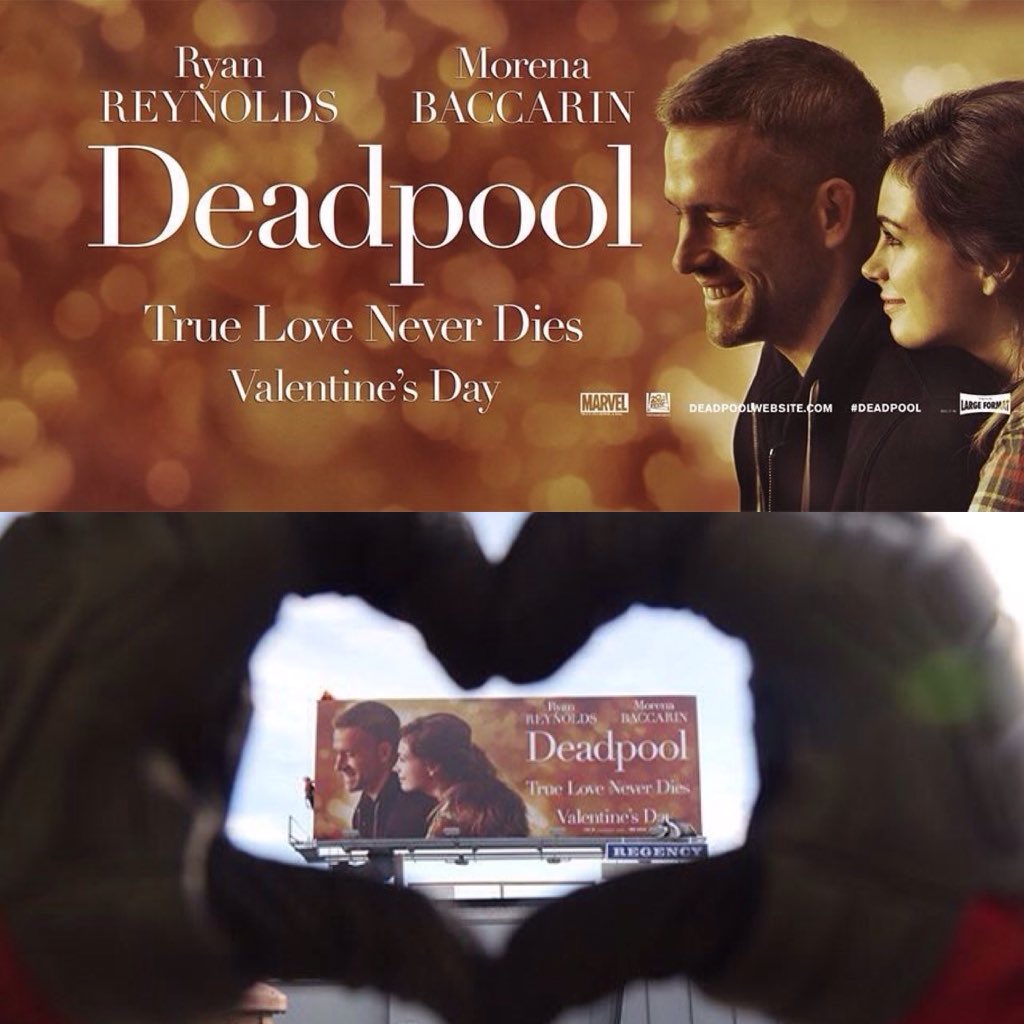 Sevgililerini super kahraman filmine ikna edemeyenler icin. Tum zamanlarin en romantik ask hikayesi #Deadpool