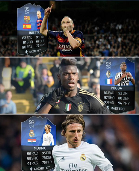 hughwizzy's tweet photo. Win #TOTY Pogba/Modric/Iniesta! Follow &amp; RT to enter. Winners Fri 15th Jan. [PC/Xbox/PS]. Thanks to @EASPORTSFIFA! https://t.co/qrgEaUCIlI