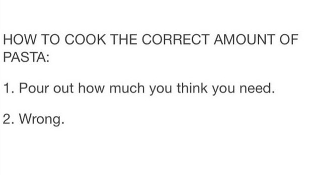 FoundrySimcoe's tweet photo. The struggle of cooking pasta in college, you can never get the right amount. #pastaprobs #collegelife https://t.co/tvsivCHYTw