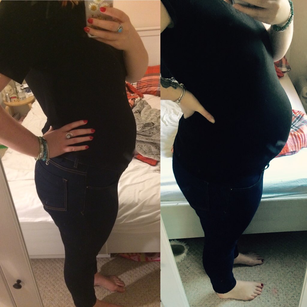 AmberSpangles's tweet photo. Big boy! 31 weeks! https://t.co/CrLcVDS760