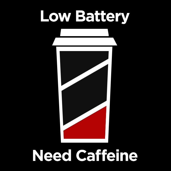 #LowBattery #Coffee #CoffeeLover #WakeUp