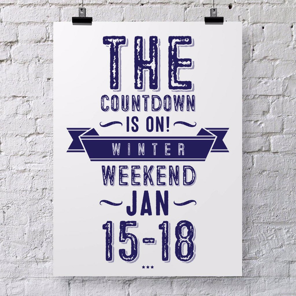 Winter Weekend is this weekend, Jan. 15-18! Get pumped! Text a leader to sign up! #lakechampion #skiingfordays