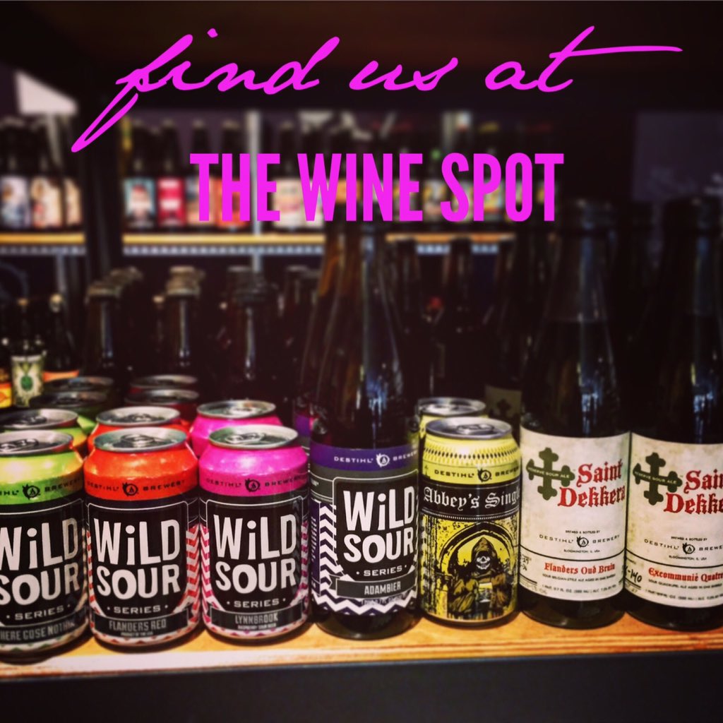 ClevlndHopHeads's tweet photo. We found an amazing selection of @DESTIHLbrewery at @TheWineSpotCH!! #score #wildsour #sourbeer #craftbeercle https://t.co/0ioTlNH6af