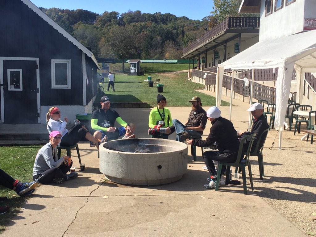 WiscDuSeries's tweet photo. Some relaxing by the fire pit post #TyrolEPIC https://t.co/ijrwl8Nem5