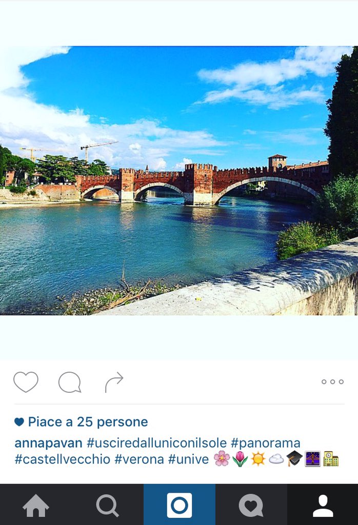 aannapavan's tweet photo. Che vista ha lo @IUS_VE di Verona?? https://t.co/NKsg2bQ2L5