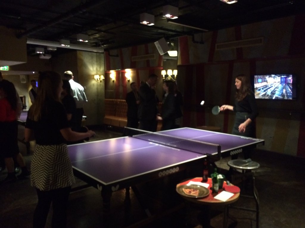 kate_dow's tweet photo. @londonmidtown, @CBRE_London  thank you for a fun evening of networking @bouncepingpong https://t.co/zv43oPnDCk