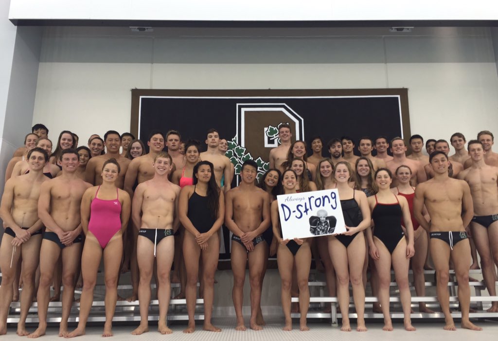 Brown University Men's and Women's Swim &amp; Dive are #DStrong @BrownAthletics @BrownSwimDive <a href="/BrownUniversity/">Brown University</a> #FightOn