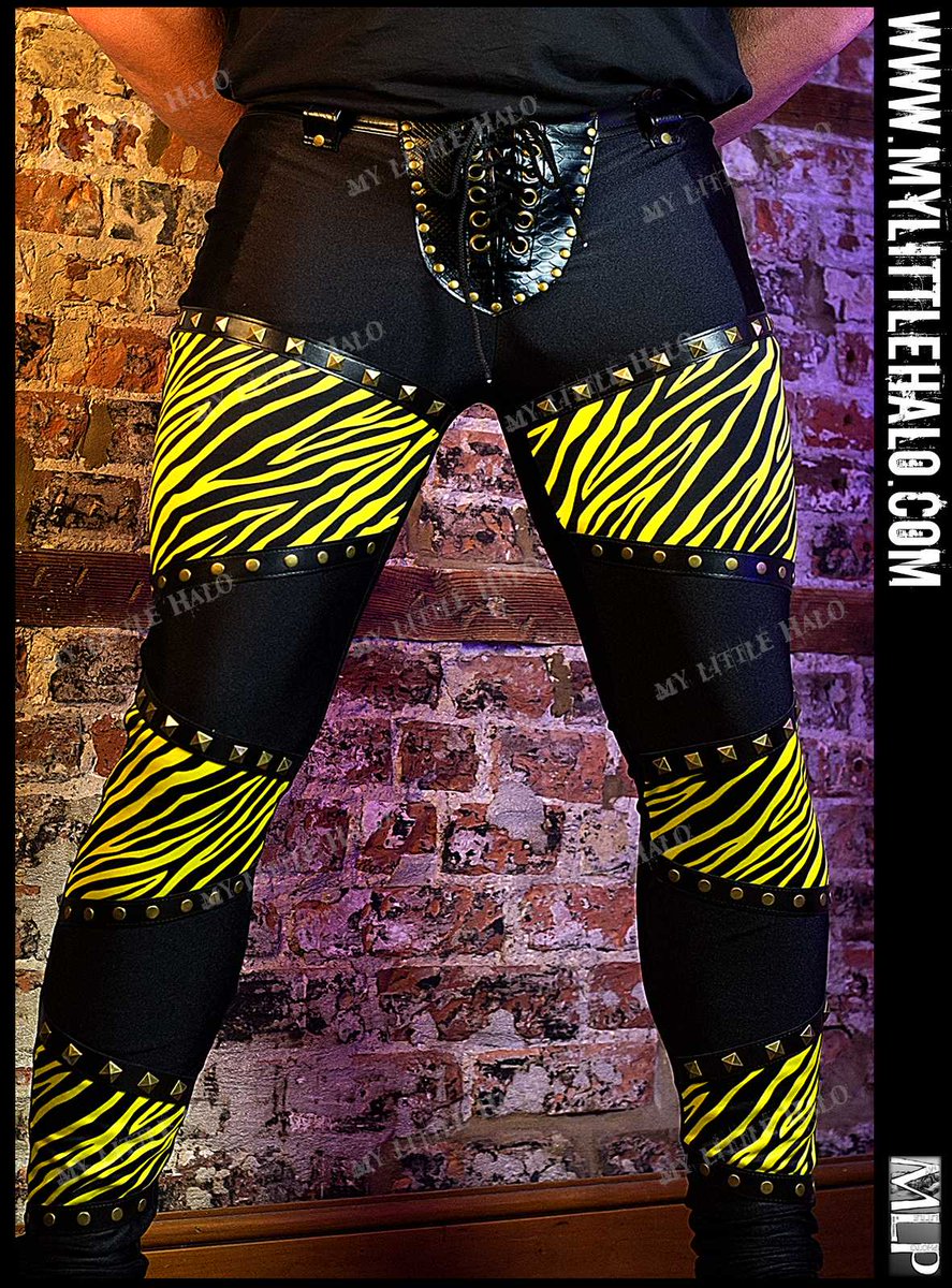 Zebra Print Glam Rocker 80s Leggings