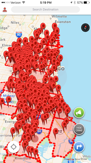 RedZoneMap's tweet photo. Chicago's Shootings in the Past Six Months! What does your city look like? 
https://t.co/KFiogzoUOk https://t.co/Je6EfFda8T