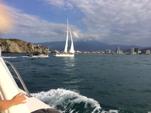 SantaMartaViva's tweet image. Santa Marta recibe 33 veleros que participan en la regata #WorldARC