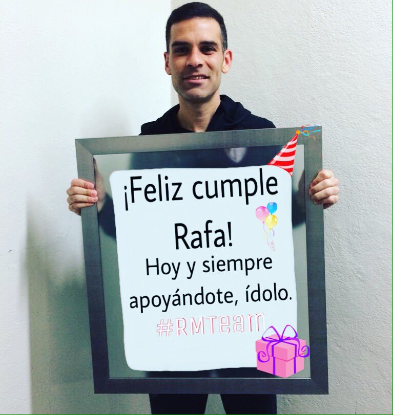 RafaNotas's tweet photo. No te quedes fuera de desearle feliz cumpleaños a Rafa. Haz un cartel sin olvidar el #RMTeam y mándalo a nosotros... https://t.co/LsjWxadt1C